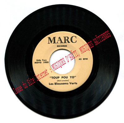 musique d'haiti musique haitienne, haitian music, compas, konpa, mizik, bossa combo, les blousoms verts, marc records,