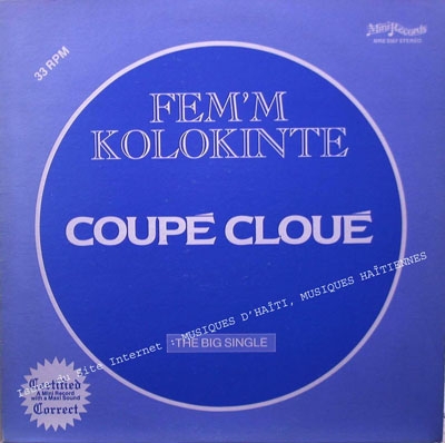 musique d'haiti musique haitienne, haitian music, compas, konpa, mizik, coupe cloue, mini records, M.R.S.,