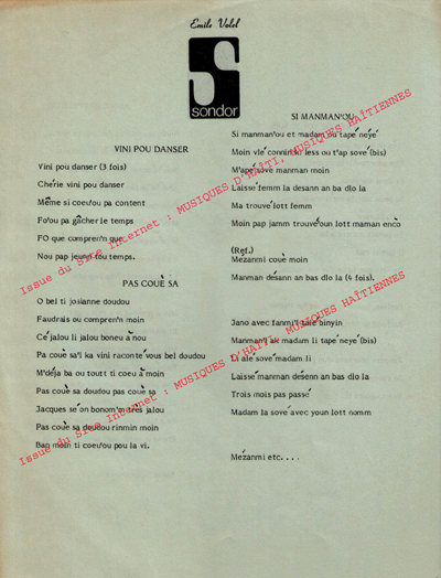 musique d'haiti musique haitienne, haitian music, compas, konpa, mizik, emile volel, 