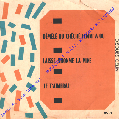 musique d'haiti musique haitienne, haitian music, compas, konpa, mizik, emile volel, celini, R. C.,
