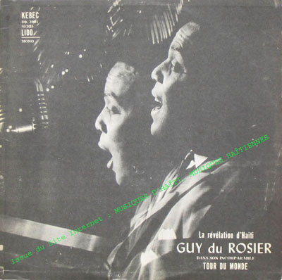 musique d'haiti musique haitienne, haitian music, compas, konpa, mizik, guy du rosier, guy durosier, kebec, 