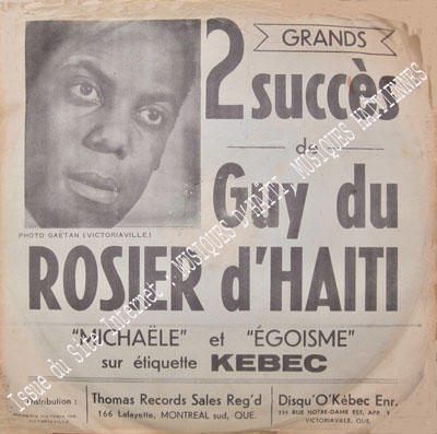 musique d'haiti musique haitienne, haitian music, compas, konpa, mizik, guy du rosier, guy durosier, kebec, 