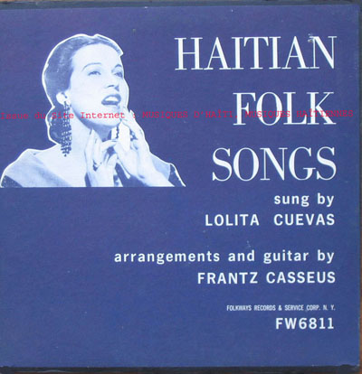 musique d'haiti musique haitienne, haitian music, compas, konpa, mizik, hatian folk songs, lolita cuevas, frantz casseus, folkways, 