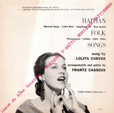 musique d'haiti musique haitienne, haitian music, compas, konpa, mizik, hatian folk songs, lolita cuevas, frantz casseus, folkways, 