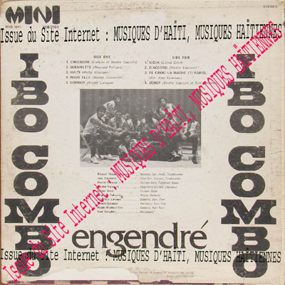 musique d'haiti musique haitienne, haitian music, compas, konpa, mizik, ibo combo, mini records, M.R.S.,