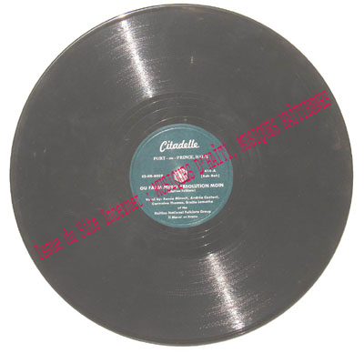 musique d'haiti musique haitienne, haitian music, compas, konpa, mizik, le label citadelle, la troupe folklorique d'hati, 