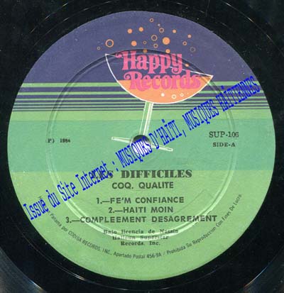 musique d'haiti musique haitienne, haitian music, compas, konpa, mizik, les difficiles de petion-ville S.U.P. 106, superstars records 106,