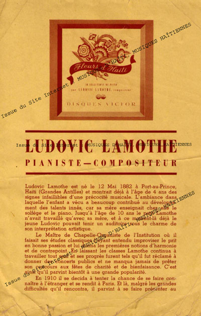 musique d'haiti musique haitienne, haitian music, compas, konpa, mizik, haytian orchestra, ludovic lamothe,