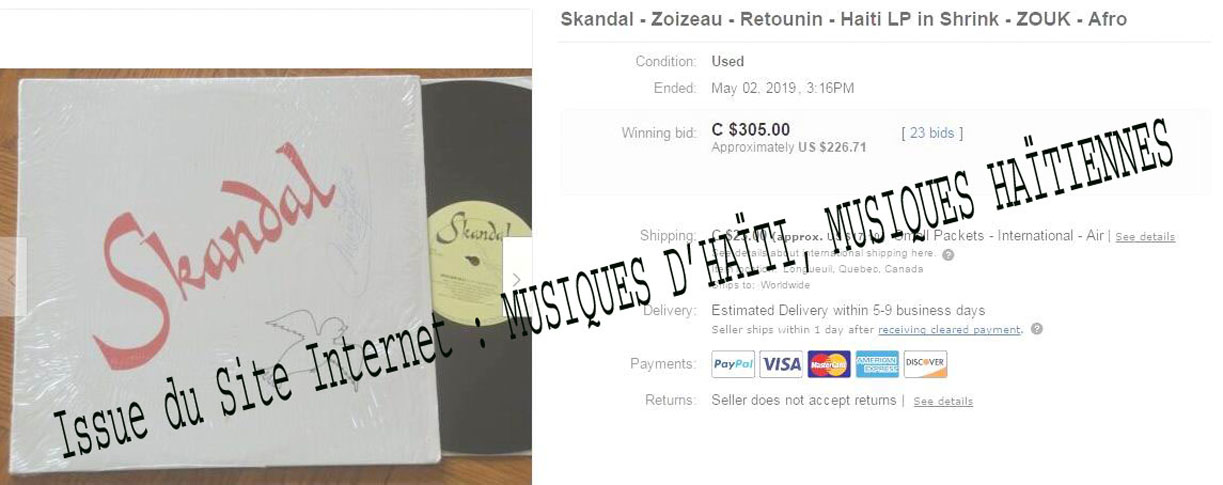 musique d'haiti musique haitienne, haitian music, compas, konpa, mizik, ventes records, auction sale,